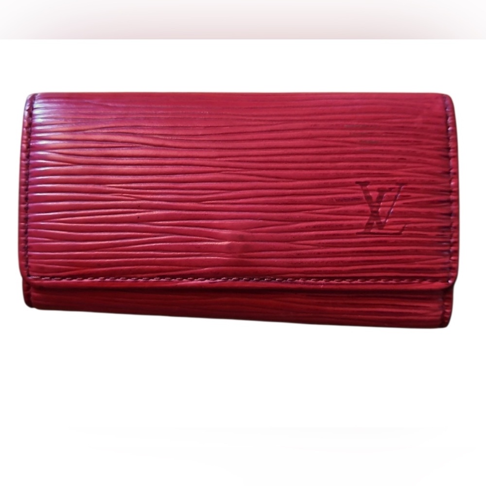 Louis Vuitton Paris Vintage Epi Leather 4 Key Holder, Red